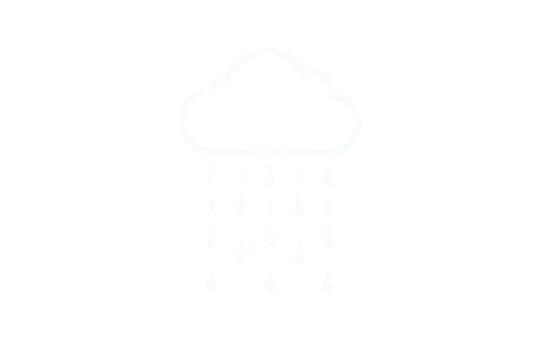 a simple flat 2D icon of a 'cloud raining upwards', rain falling from the ground to the cloud, minimalist design, solid blue and gray colors, clean sharp lines, no shadows