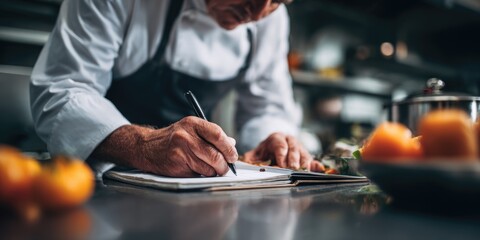 Chef Writing Orders