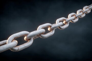 Chain links represent unity and strength