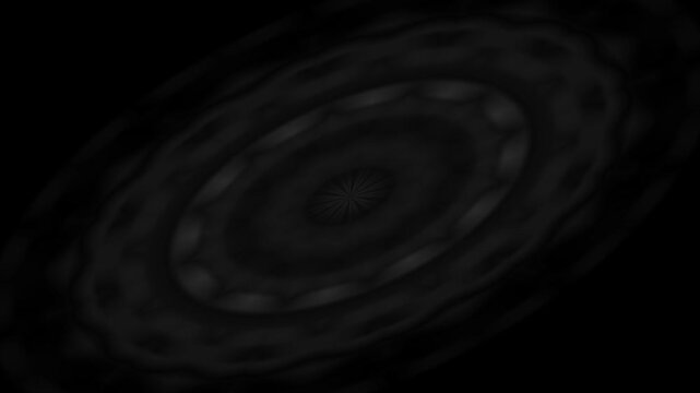 Abstract dark gray spiral vortex with subtle circular patterns creating a hypnotic background design