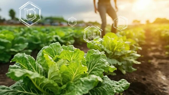 Technological revolution in agriculture with digital monitoring of cabbage plants