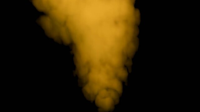 Orange Smoke Motion Animation