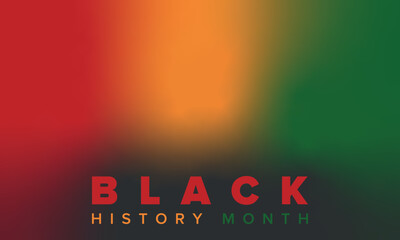 Obraz premium Black History Month. African American History. Celebrated annual. February and October. Poster, card, banner, background. Vector illustration