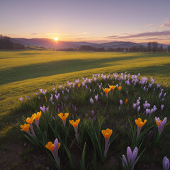 Obraz premium field of flowers
