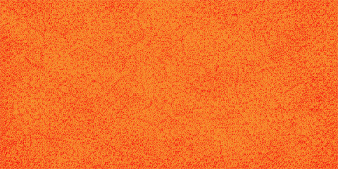 Fototapeta premium A closeup macro of rough orange wool textile material shows a textured fabric pattern and colorful surface backdrop for an art design wallpaper