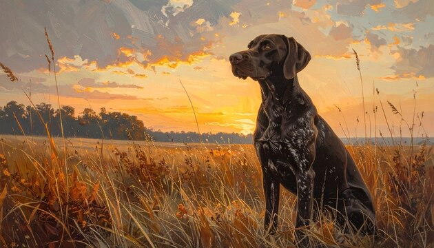 &bdquo;Der Jagdhund&ldquo; &ndash; Deutscher Kurzhaar vor der Jagd