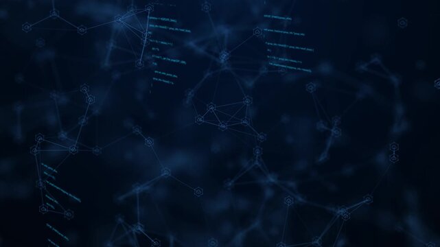 Developer coding on a network system, representing software development, programming workflow, digital infrastructure, data connectivity, and modern IT technology.