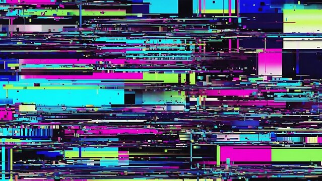 detailed glitch art, futuristic digital noise, psychedelic distortion, chaotic color disruption, abstract digital decay, cyberpunk interference, data malfunction, pixel implosion, circuit board explos