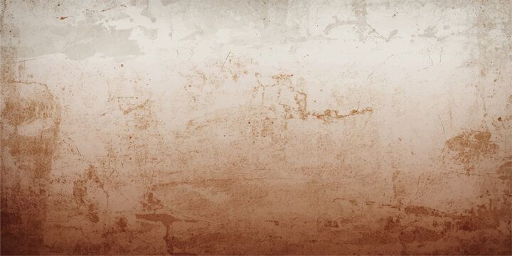 An aged brown grunge wood and dirty metal wall texture creates a vintage rough surface backdrop with a rustic paint pattern and antique parchment design on an old textured page