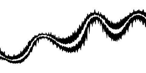 Vector illustration of a dinosaur and dragon symbol featuring an artistic black animal design for a sea horse ornament and China art decoration © Fahid