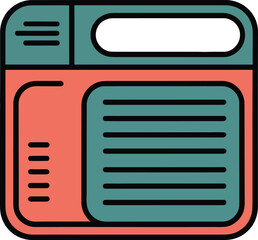 Retro Data Storage Floppy Diskette Icon for Digital Files