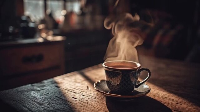 Winterlicher Tee mit warmer Atmosph&auml;re