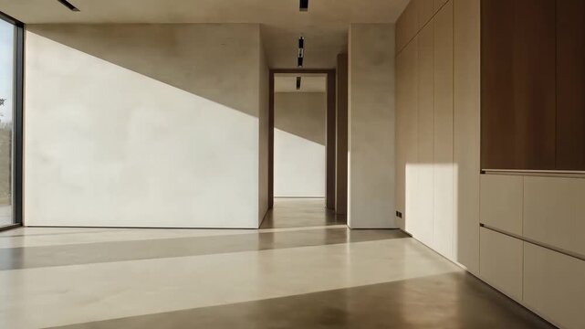 Modern Empty Room with Natural Light 1.
