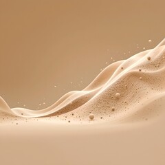 Abstract Business Growth with Flowing Lines and Curves