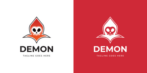 Mascot Demon Logo Design for Gaming and Esports Brand