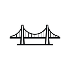 Bridge icon, vector best flat line icon.