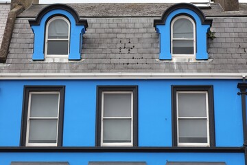 Obraz premium Cobh in county Cork, Ireland. Colorful Irish town.