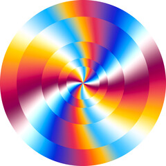 Fototapeta premium concentric circles with shifting blue and gold hues.