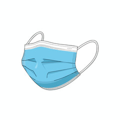 Medical Face Mask Illustration