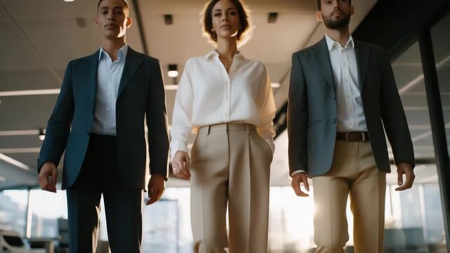 A realistic corporate scene shows teams stepping aside for a break in a modern office, reinforcing healthy routines and effective time management. cinematic color correction, natural uneven