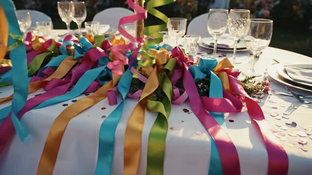 wedding table decoration
