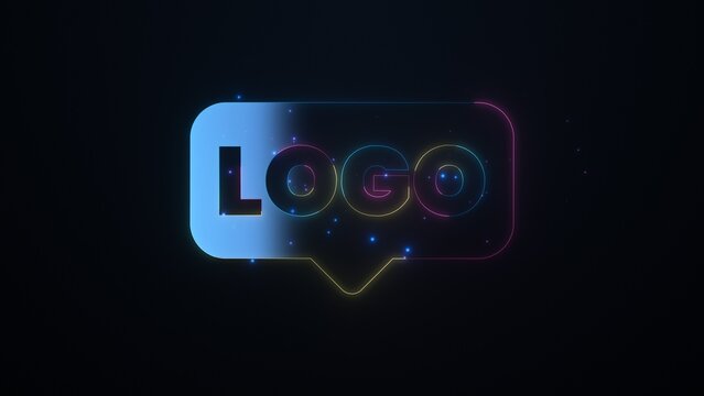 Elegant Colorful Icon Shine Reveal Logo Reveal