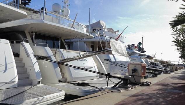 Yacht nel porto, Sanremo 3 gennaio 2006