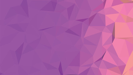 Obraz premium Abstract Purple Gradient Low Poly Background