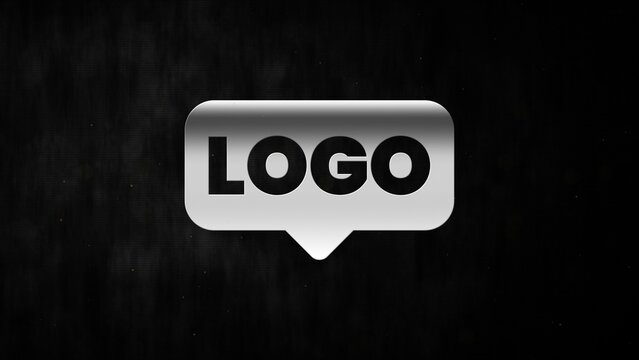 Metallic Icon Grungy Cinematic Logo Reveal