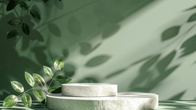 Video Two concrete pedestals sitting on a table, great for interior design or architecture y