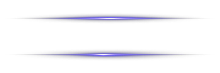 Obraz premium Horizontal turquoise neon streak effect isolated on transparent background. Png Glowing horizontal blue light line with radiant shine and beam effect. Neon blue horizontal speed lines. Laser beams.