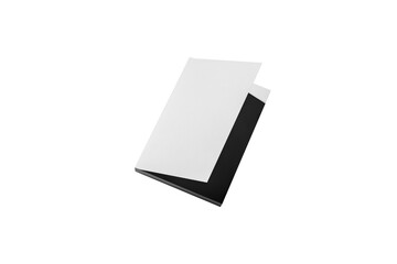 Blank white and black business cards stacked on clean background, minimal paper stationery mockup symbolizing branding, corporate identity, print design, and professional presentation
