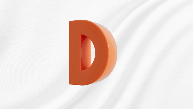 Plastic Letter D