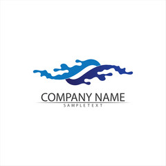 Fototapeta premium Water drop Logo Template vector