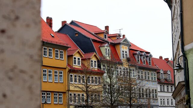 historic city bad langensalza in thuringia germany 4k 25fps video