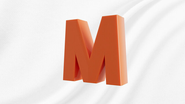 Plastic Letter M