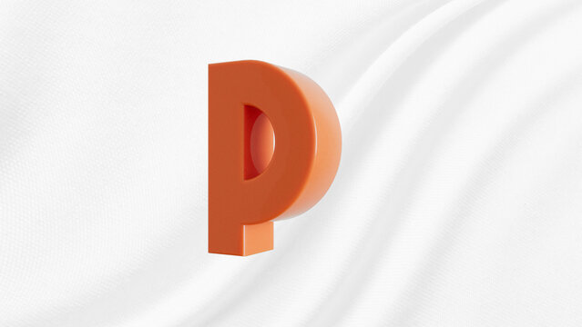 Plastic Letter P
