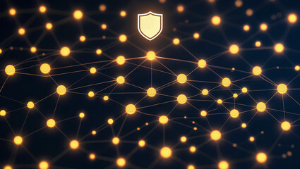 Obraz premium Trust in the Network: Securing the Digital Future