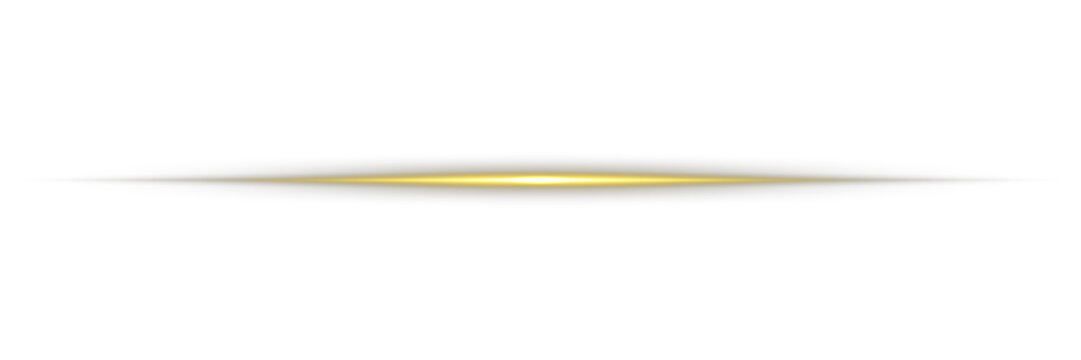 Use this transparent PNG Overlay to enrich your glowing abstract or futuristic compositions. Glowing horizontal gold light line with radiant shine. Gold line light glow with sparkle and flare shine.