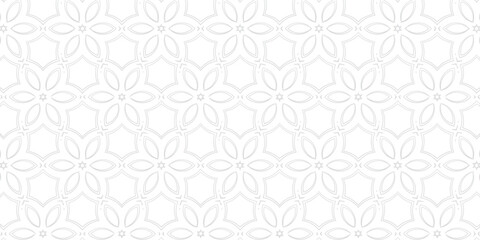white abstract islamic background with arabian pattern style and seamless concept