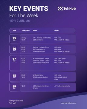 Event Release Calendar Poster &ndash; Social Media Template