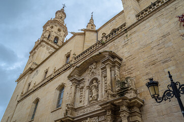 Obraz premium Santa Maria de la Redonda Co-Cathedral, Logrono, Spain
