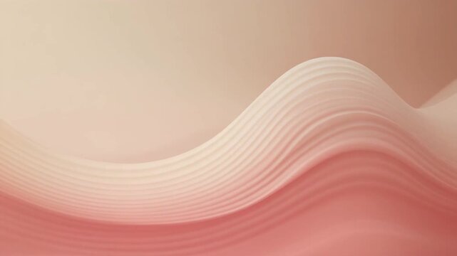 Gentle blush rose blending warm beige tones premium calm ambience serene gradient cinematic surreal ethereal atmosphere cascading softly glowing layers version one variation