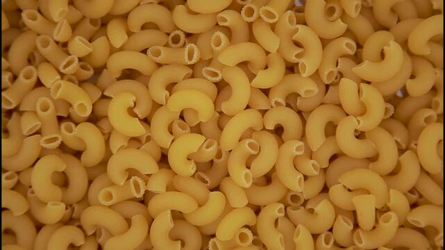 Pasta cyclical background. Macaron. Food. Product made from wheat.