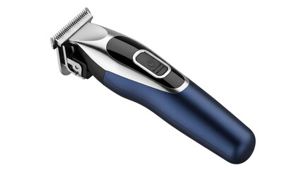 Obraz premium Modern electric hair clipper with ergonomic design isolated on transparent background for grooming