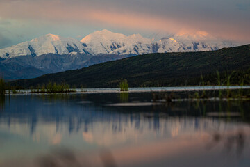 Sunrise Over Wonder Lake Denali