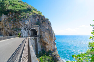 Fototapeta premium road of Amalfi coast, Italy