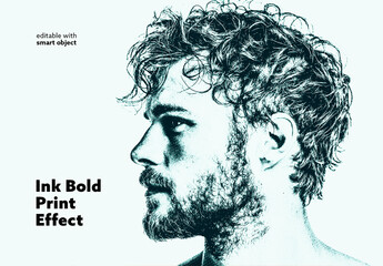Ink Bold Print Effect