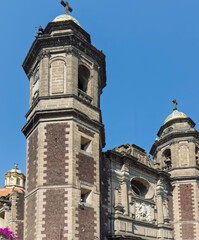 Obraz premium Cathedral Mexico City Parroquia San miguel Arcangel