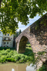 Fototapeta premium San Juan de Fuentes or San Juan les Fonts is a Spanish municipality in the province of Girona located in the Catalan region of La Garrocha.